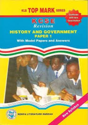 Top Mark Kcse History Paper 1